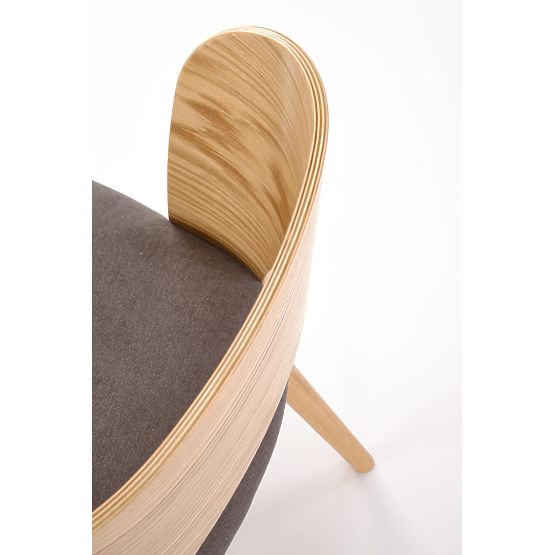 CADIZ szék természetes tölgy / szürke (1p=2db)