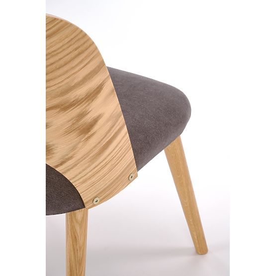 CADIZ szék természetes tölgy / szürke (1p=2db)