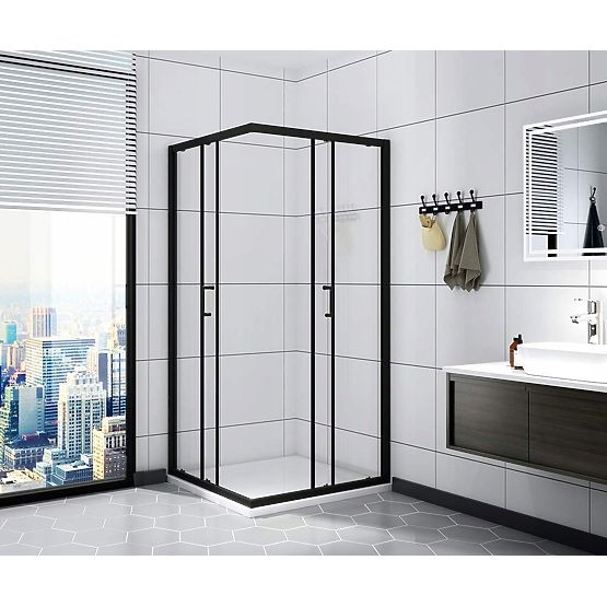 CALANI VITO 80x80 FEKETE ZUHANYKABIN