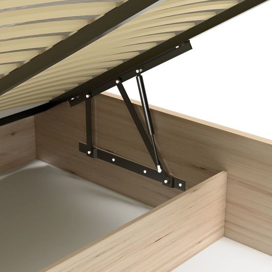 CALI ágy 160/200 lamellákkal C16 artisan