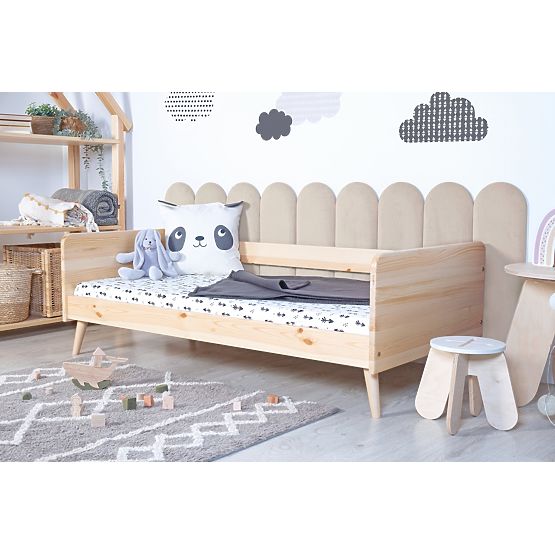 Obluček kárpitozott panel - bézs