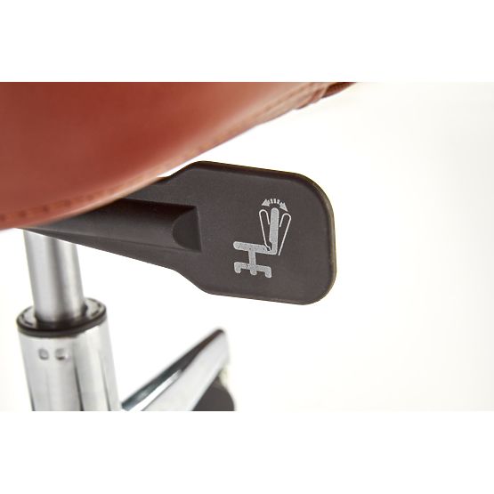 CALVANO irodai szék sötétbarna / világosbarna