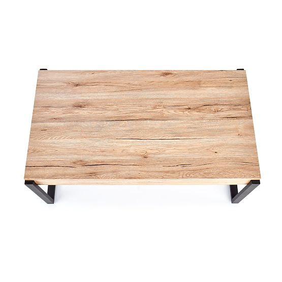 CAPRI dohányzóasztal san remo tölgy / fekete (1p=1db)