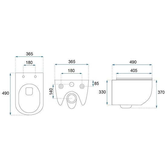 Carlo Mini Tornado függesztett WC-csésze