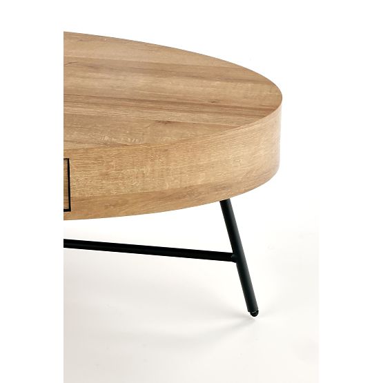 Carolina dohányzóasztal - fekete / arany tölgy