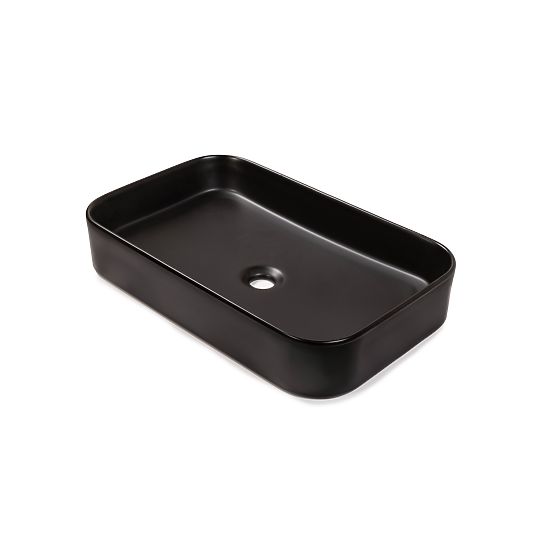 Carre 60 cm-es bútor mosdó, fekete