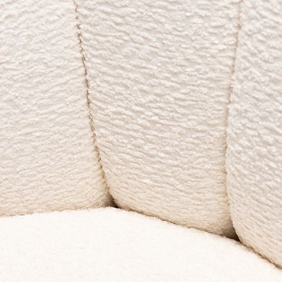 Casablanca forgószék fehér, boucle