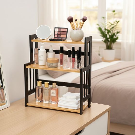 CEZAR NATURAL BLACK konyhai fűszertartó polc