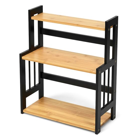 CEZAR NATURAL BLACK konyhai fűszertartó polc