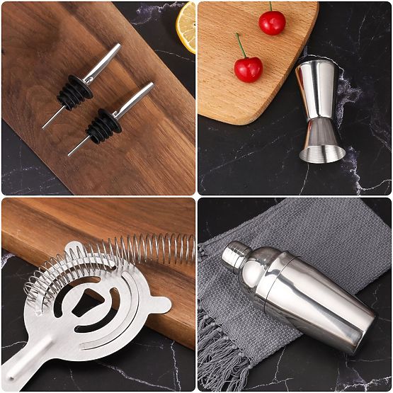 CHESTER krómozott 12 darabos bárkészlet