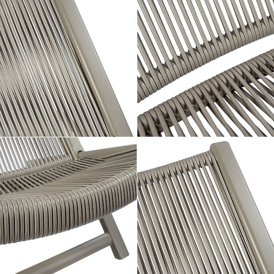 CHILL SAND terasz bútor szett napozóágyak és asztal