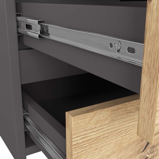 CL100 6SZ PK SZÜRKE / ARTISAN TÖLGY KOMÓD