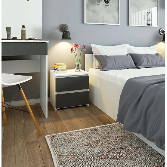 CL2 2SZ CLP KOMÓD FEHÉR / SZÜRKE