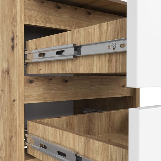 CL3/40 KOMÓD ARTISAN TÖLGY / FEHÉR