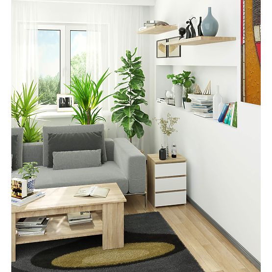 CL3/40 PK KOMÓD SONOMA TÖLGY / FEHÉR