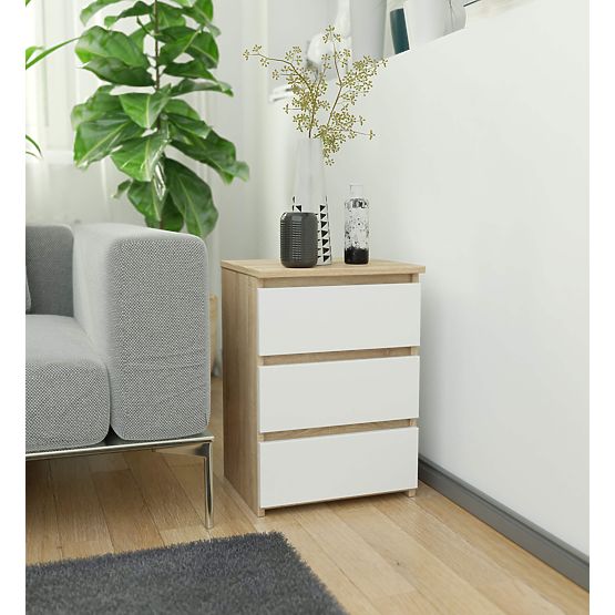 CL3/40 PK KOMÓD SONOMA TÖLGY / FEHÉR