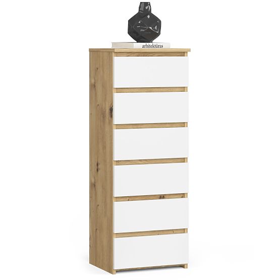 CL6 PK KOMÓD ARTISAN TÖLGY / FEHÉR