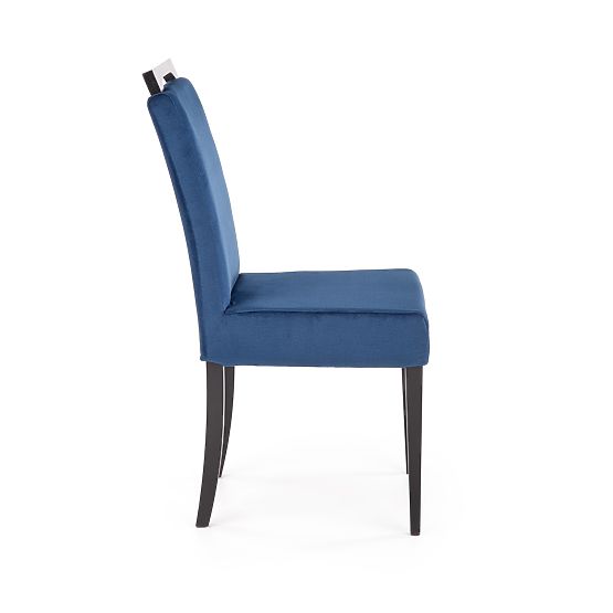 CLARION 2 szék fekete / huzat: MONOLITH 77 (sötétkék) (1p=2db)