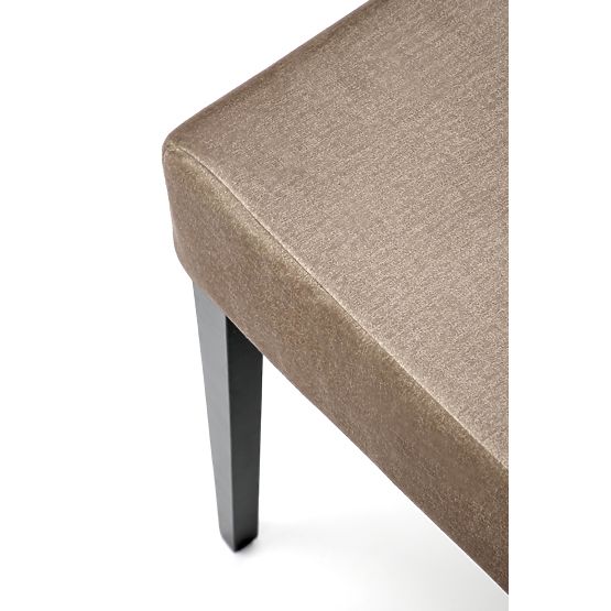 CLARION 2 szék fekete / kárpit: MONOLITH 09 (sötétbarna) (1p=2db)