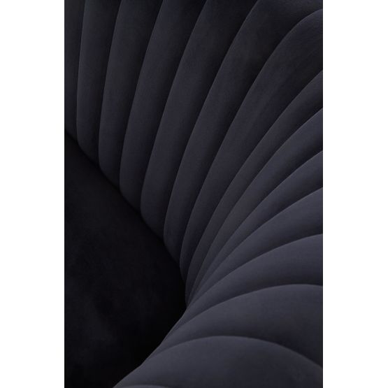 CROWN relaxációs fotel fekete/arany