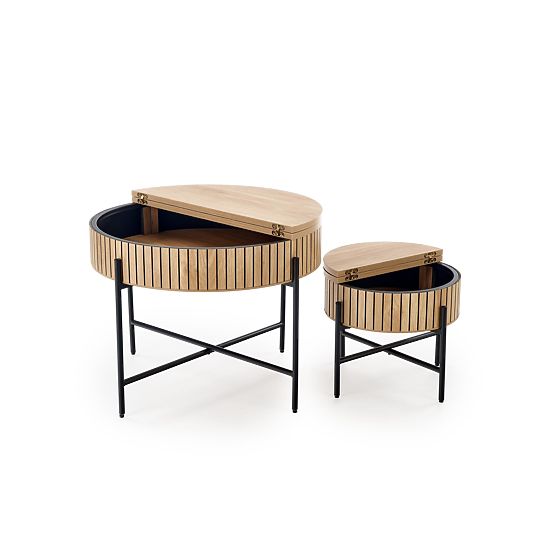 DANTE 2 pad készlet, természetes/fekete (1p=1készlet)