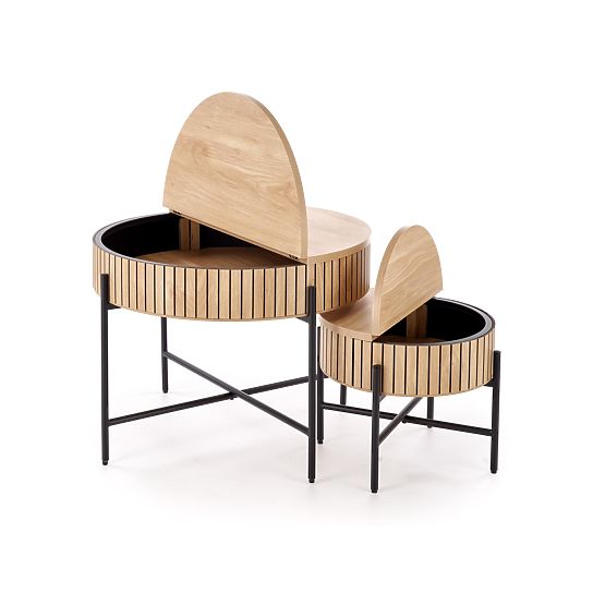 DANTE 2 pad készlet, természetes/fekete (1p=1készlet)