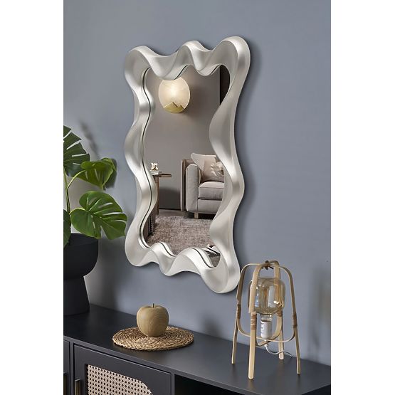 DECO fali tükör, ezüst antik (1p=1db)