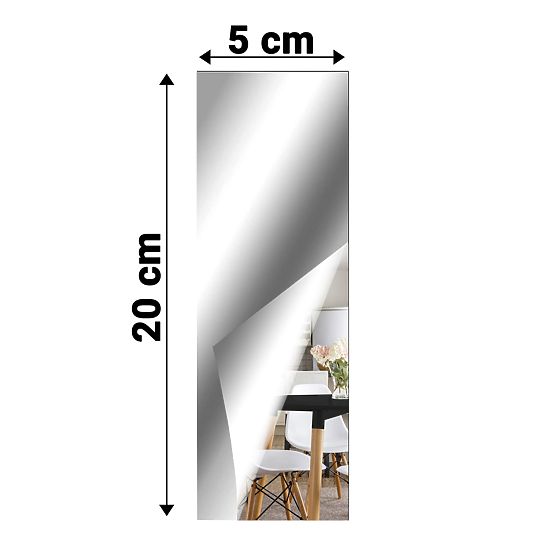 Dekoratív akril tükör Oblong 20 cm