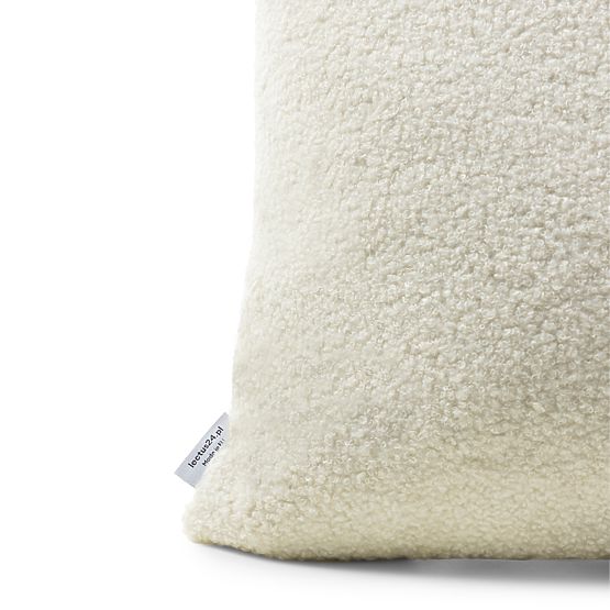 Dekoratív párnahuzat Calm 45x45 cm, boucle, krém