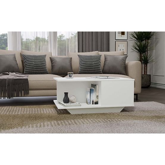 Denver dohányzóasztal DENVER FEHÉR