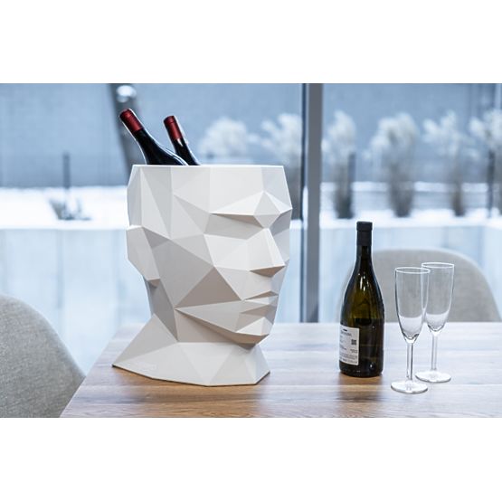 Design virágcserép ADONIS Fehér