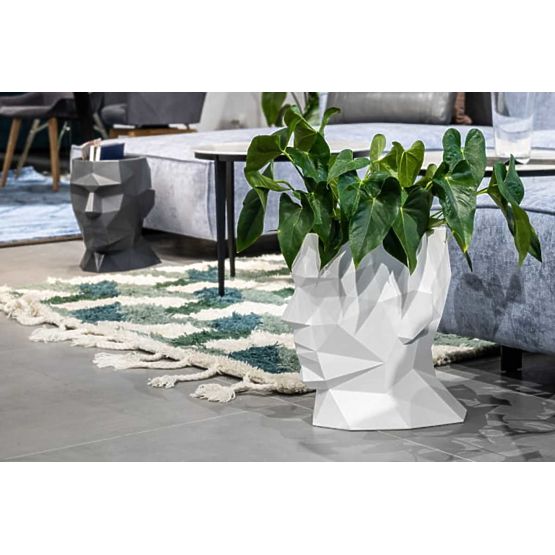 Design virágcserép ADONIS Fehér