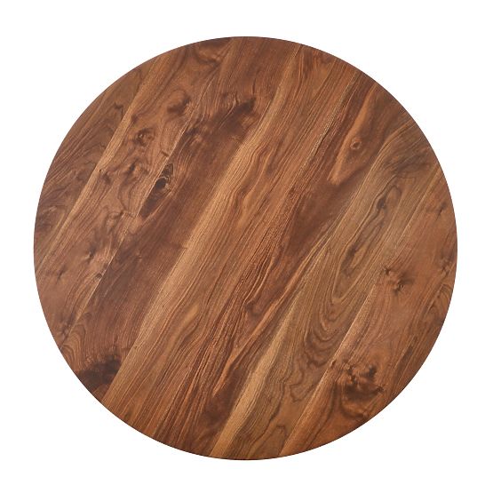 DOMENICO asztal lap - dió, lábak - dió / arany (2p=1db)