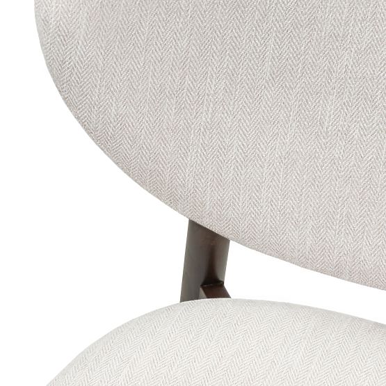 Domenico étkezőszék bézs/dió