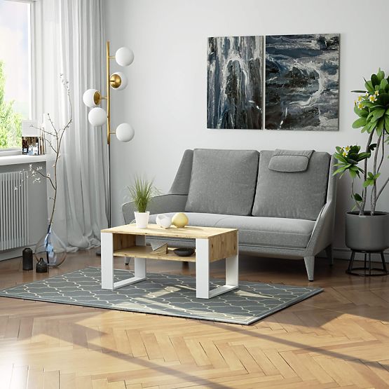 DOMI KONFERENCIA ASZTAL ARTISAN TÖLGY / FEHÉR