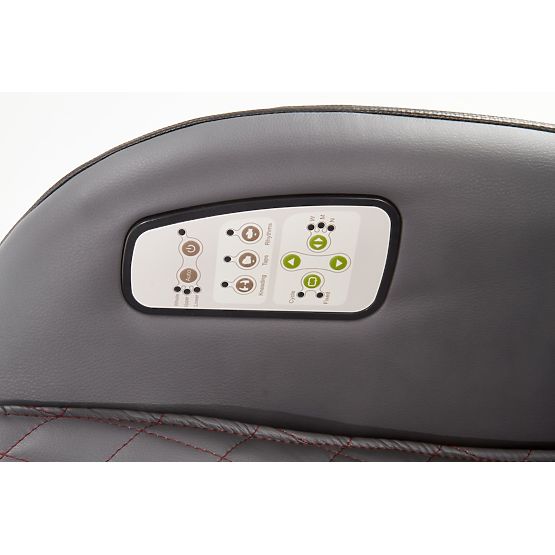 DOPIO masszázsfunkciós relaxációs fotel, szürke