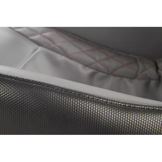 DOPIO masszázsfunkciós relaxációs fotel, szürke