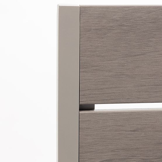 Drillo kerti szék alumínium, bézs-szürke, polywood