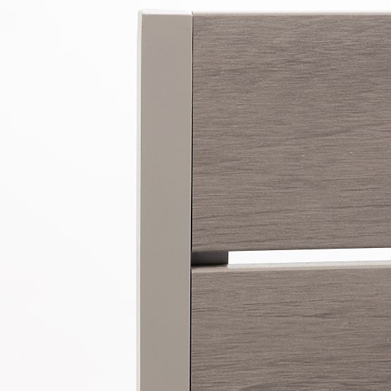 Drillo kerti szék alumínium, bézs-szürke, polywood