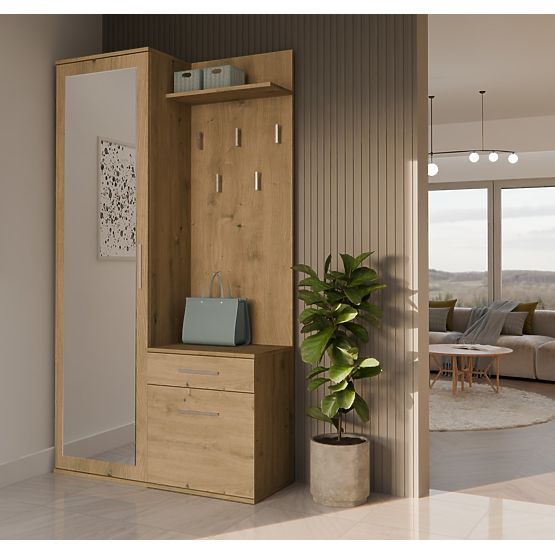 DUO ARTISAN TÖLGY RUHÁSSZEKRÉNY