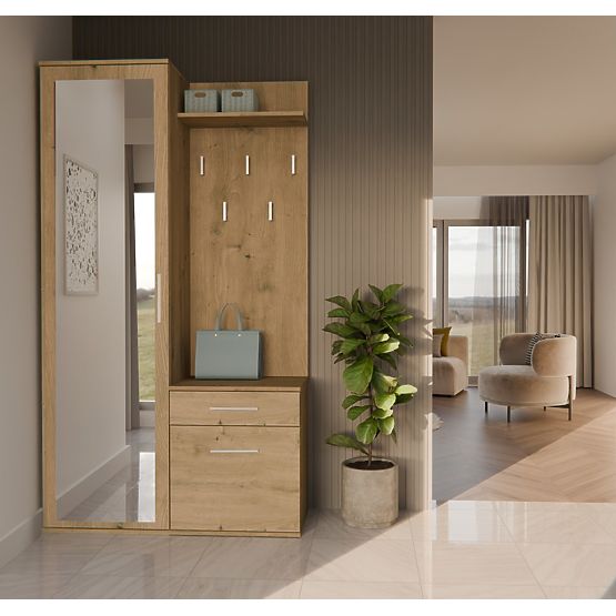 DUO ARTISAN TÖLGY RUHÁSSZEKRÉNY