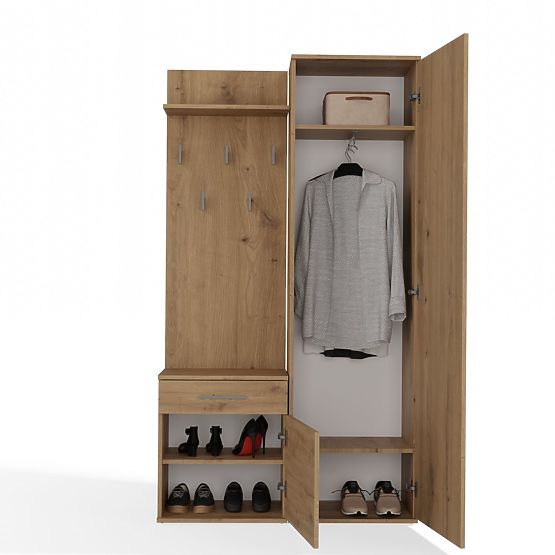 DUO ARTISAN TÖLGY RUHÁSSZEKRÉNY