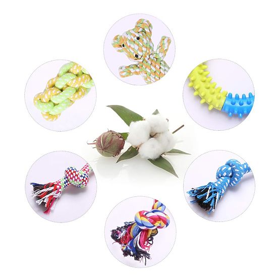 DYLAN 10 darabos kutyajáték készlet húzogatós játékok