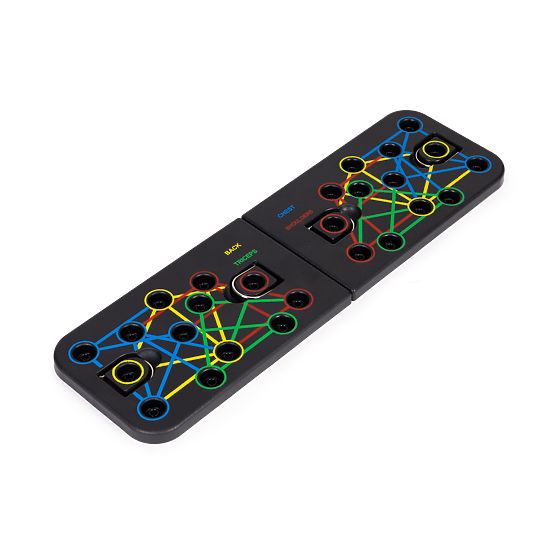 Edződeszka fogantyúkkal fekvőtámaszokhoz 25 az 1-ben készlet