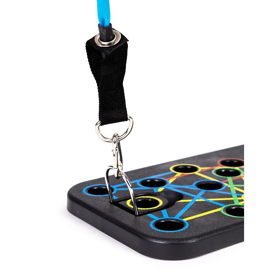 Edződeszka fogantyúkkal fekvőtámaszokhoz 25 az 1-ben készlet