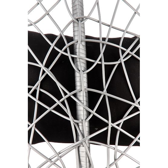 EGGY kerti szék szürke / fekete (3p=1db)