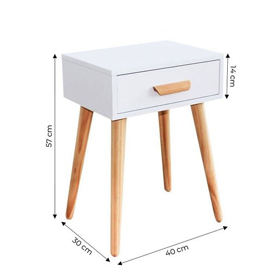 Éjjeliszekrény fiókos LANA