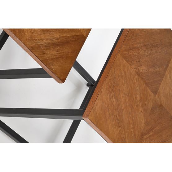 ELZA 2 padkészlet, dió / fekete (1p=1db)