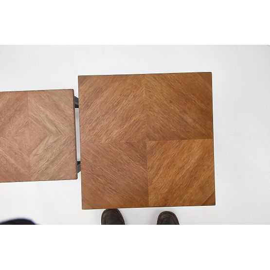 ELZA 2 padkészlet, dió / fekete (1p=1db)