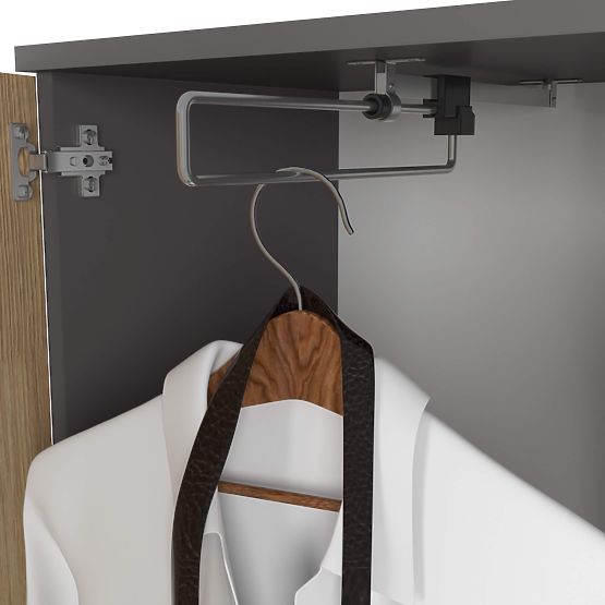 ENTRO ELŐSZOBA SZETT PK GRAFIT SZÜRKE / ARTISAN TÖLGY